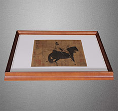 景谷书画装裱配框服务案例